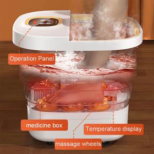 Bañera Plegable Portátil para Pies, Masajeador Eléctrico con Calefacción, Spa para Pies, Máquina de Masaje Plegable, Material ABS+TPE Impermeable IPX4 - Product Image 2