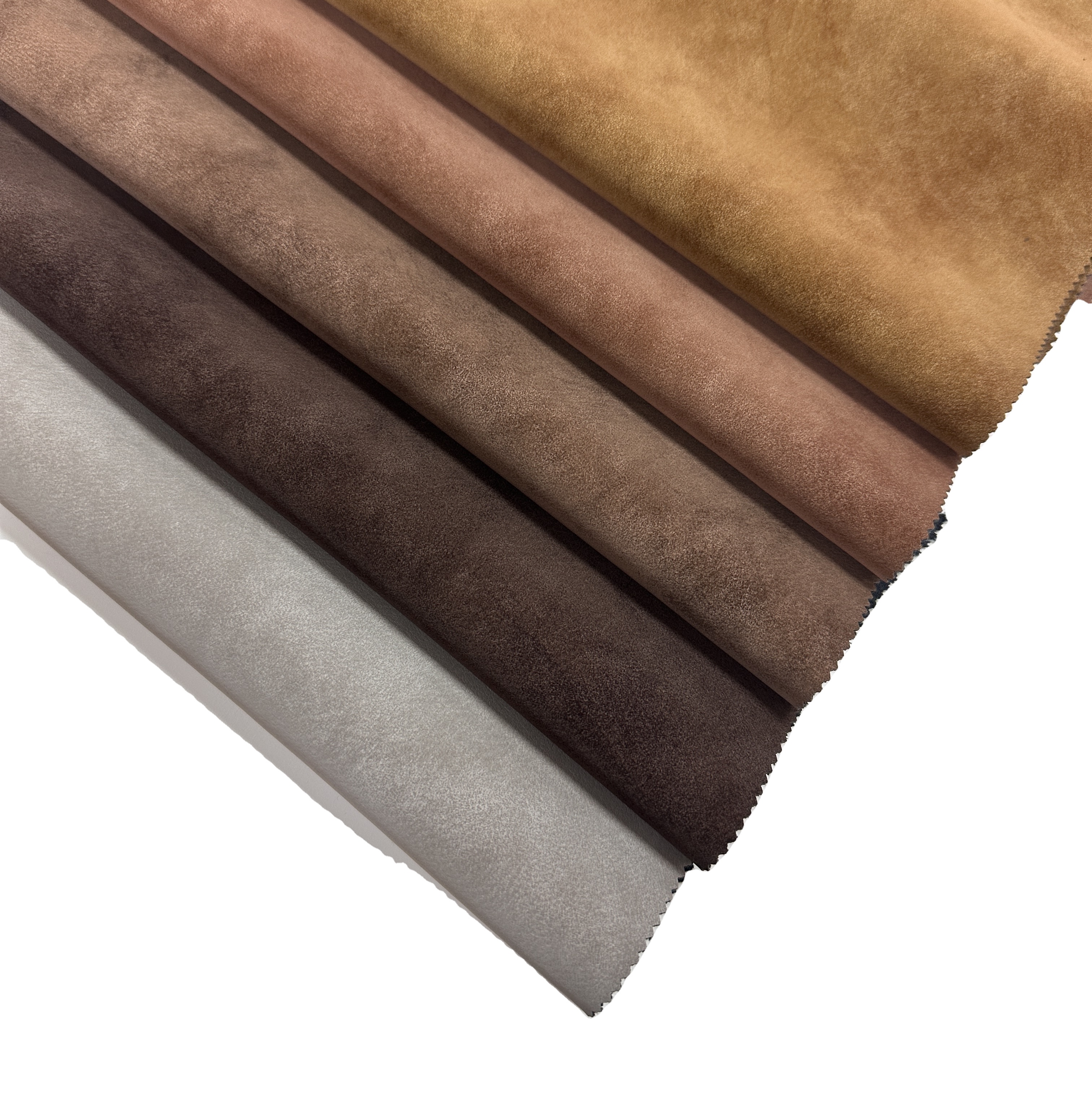 High Quality Matte Suede Eco-friendly Pu Synthetic Leather Fabric for Women's Clothing Faux Leather fabric for clothes