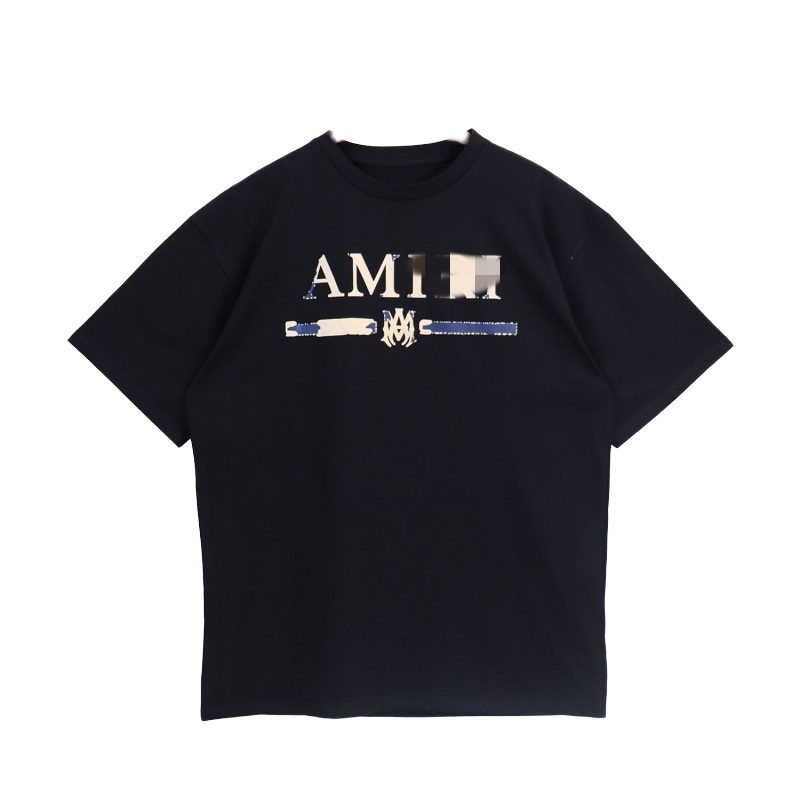 Amirys High Quality Designer Luxury T-Shirt for Men and Women Fashionable Printed Clothing Breathable 100% Cotton T - Shirts