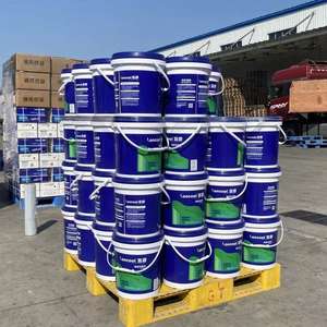 पानी आधारित वाटरप्रूफ ऐक्रेलिक पॉलिमर बाहरी सफेद रेशम लेटेक्स पेंट चमक पेंट लेटेक्स - Product Image 2