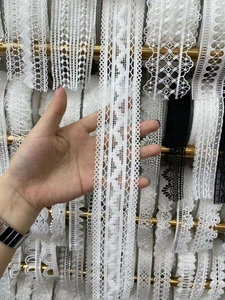 Passamaneria in pizzo bianco idrosolubile, passamaneria in cotone, <span class=keywords><strong>guipure</strong></span> in poliestere - Product Image 4