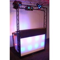Cabine à treillis en aluminium à vendre Table DJ pliable et portable Comptoir de bar Scène de concert Présentoirs à treillis en aluminium