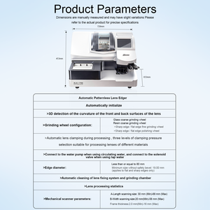 Aist Optics ALE-1700 - Biseladora Automática de Lentes sin Patrón, Máquina de Pulido Óptico 3D para Gafas con Escáner - Product Image 4