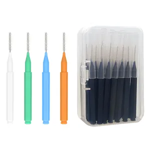Supplier Mini Travel Care Rubber Clean Eyelash Floss Orthodontic Interdental Toothbrush Tool Tooth Dental Brush Toothpick Lash
