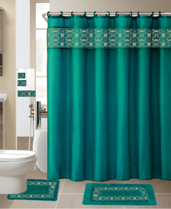 Juego de Baño Bordado de 18 Piezas, Decoraciones de Baño de Poliresina Tradicionales, Elegantes y Modernas para el Hogar - Product Image 2