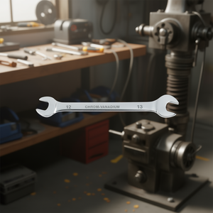 ประแจปากตายชุบโครเมียมเฟอร์วี 12x13 มม. โครมวาเนเดียมขัดเงา - Product Image 3