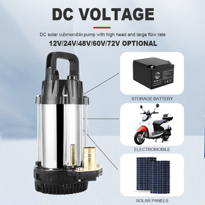 Pompe à <span class=keywords><strong>eau</strong></span> solaire submersible DC 12V 24V 48V à haute pression et grand débit ZQB12V, ZQB24V, ZQB48V - Product Image 2