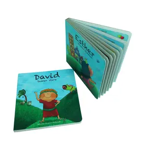 كتاب بغلاف مقوى ثلاثي الأبعاد مخصص للأطفال مطبوع بقياس A4 مصنوع من ورق مطلي فني