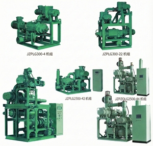 Sistema de bomba de vacío de pistón rotativo industrial JZP H300-4 con plataforma para sinterización y secado de transformadores - Product Image 2