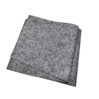 Grauer Vliesstoff, Maschinell Getuftet, 1mm 2mm 3mm Polyester Nadelfilz, Umweltfreundlich, Rutschfest, Gepolstert, Langlebig, für Outdoor-Hochzeiten