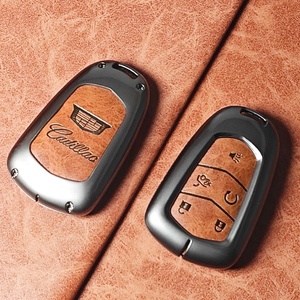 جراب حماية لمفاتيح السيارة من الجلد ثلاثي الأبعاد مناسب لـ XT5 XT4 XT6 XTS CT4 CT5 CT6 ATSL SRT GT4 كسوة مفاتيح للسيارات - Product Image 2