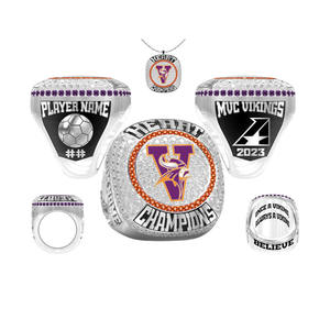 Bague de championnat personnalisée Bague de pierres précieuses en laiton tendance pour homme personnalisée pour récompenses sportives - Product Image 4