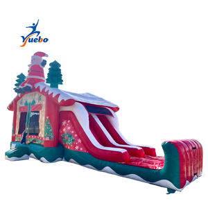 Château gonflable intérieur Santa, design commercial en PVC - Product Image 3