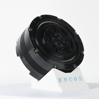 Motor de CC sin escobillas con doble codificador EC-A8112-P1-18H, caja de engranajes planetaria de alto par, 24V 48V, servo BLDC compacto con eje hueco de 5mm y 30NM
