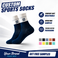 Chaussettes de sport respirantes certifiées OEKO-TEX avec logo personnalisé, haute élasticité, absorbantes, mi-mollet, vente en gros OEM/ODM prise en charge