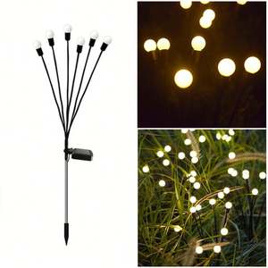 ไฟสวนพลังงานแสงอาทิตย์ไฟ LED ประดับทางเดินพลังงานแสงอาทิตย์กลางแจ้งกันน้ำ - Product Image 3