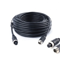 Câble connecteur aviation M12 4 broches Cantell 3m 5m 10m 15m 20m pour DVR mobile, caméra de voiture, système de vidéosurveillance de véhicule