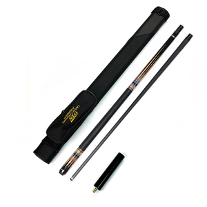 Queue de <span class=keywords><strong>billard</strong></span> économique Premium 1/2 High-Tech 58 \ "queue de <span class=keywords><strong>billard</strong></span> en fibre de carbone queue de <span class=keywords><strong>billard</strong></span> en ébène bout à bout en acier inoxydable YFen extension de sac de queue - Product Image 1