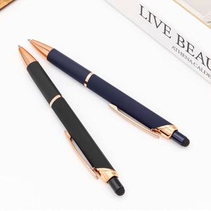 Metal Ballpoint <b>Pens</b> Write Smoothly Light Luxury Business Signature Metal <b>Pen</b> Black and <b>Pens</b> with Custom logo Promotional - Product Image 5