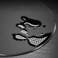 Alas Mouse paduan aluminium dua sisi kustom dengan karet antiselip atau alas Mouse logam keras permukaan halus