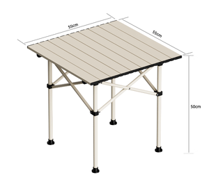 Equipo de fiesta de picnic portátil ligero, muebles de exterior, mesa plegable portátil, juego de mesa y silla plegable para acampar en la playa - Product Image 3