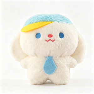 Peluche all'ingrosso di Cinnamoroll da 8 pollici, adorabili giocattoli di peluche a forma di animali dei cartoni animati per bambini, ideali per le macchine a griffa - Product Image 1