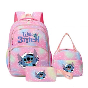 Nouvel ensemble de sacs à dos 3 pièces cousus pour enfants : sac d'école, sac à déjeuner et trousse à crayons - Product Image 3