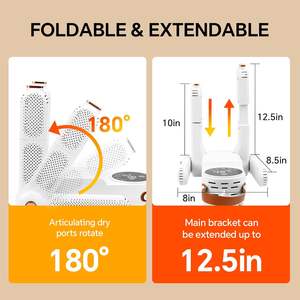 Secador de Zapatos Plegable de Diseño Inteligente, Aparato Portátil para Secar Calzado, Uso Doméstico, Venta al Por Mayor - Product Image 4