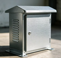 Boîte de distribution extérieure murale personnalisée, étanche, avec auvent anti-pluie, armoire de commande électrique