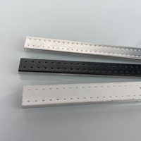 Entretoise pour double vitrage 13.5A, bande d'entretoise en aluminium non-boutonnable pour joint de porte, bandes de bordure chaude pour verre