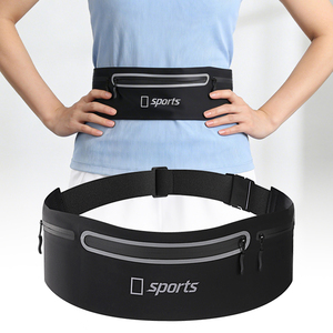 Riñonera Deportiva Impermeable de Gran Capacidad con Logotipo Personalizado, Cinturón de Fitness Ultrafino con Banda Reflectante - Product Image 1