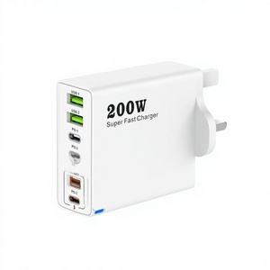 อะแดปเตอร์และเครื่องชาร์จแบบเต็มกำลัง 200W รองรับ PD และ QC 3.0 หลายพอร์ต - Product Image 3