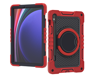 Étui de tablette robuste et portable pour Tab S9FE S10FE, support rotatif à 360 degrés, étui de protection absorbant les chocs - Product Image 3