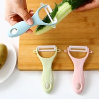 1 stks Keramische Dunschiller Fruit Creatieve Groente Huidschil Praktische Multifunctionele Kinderen Aardappel Draagbare Thuis Keuken Gereedschap