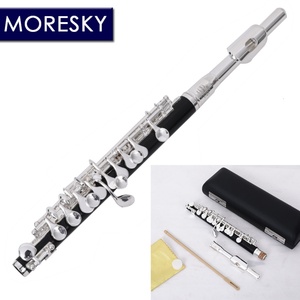 Flûte demi-taille MORESKY Piccolo en cupronickel, corps en résine ABS plaqué argent, MPC-821 - Product Image 3