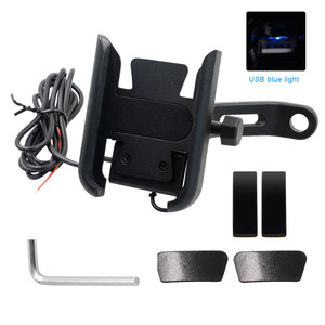Support de téléphone portable pour <span class=keywords><strong>vélo</strong></span>, universel, pour moto, chargeur Usb, Dc12V - Product Image 4
