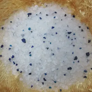 Satış kolay temiz koku ile yapılan çin en iyi oem kristal silika jel kedi kumu kum