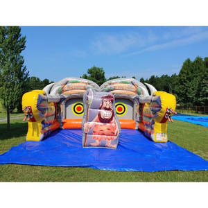 Le meilleur jeu de lancer de hache gonflable interactif à <span class=keywords><strong>2</strong></span> voies (Velcro) Jeux de <span class=keywords><strong>sport</strong></span> de tir interactifs pour enfants et adultes - Product Image 6