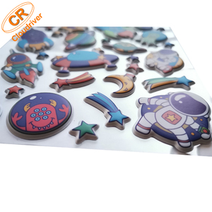 Autocollants en PU pour enfants, impression 3D de fusée spatiale, en dessin animé, de haute qualité, <span class=keywords><strong>POP</strong></span>-<span class=keywords><strong>UP</strong></span>, pour <span class=keywords><strong>Scrapbooking</strong></span>, pièces - Product Image 3