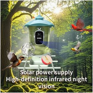 Outdoor Automatische Vogel Feeder Camera Met Lading Intelligente Monitoring Bird Watcher Opknoping Feeder Voor Kolibries - Product Image 4