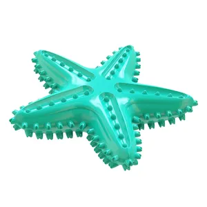 Divertidos Juguetes Masticables con Forma de Estrella de Mar para Perros Grandes y Pequeños, Indestructibles, para Limpieza Dental, Interactivos, de <span class=keywords><strong>Entrenamiento</strong></span>, Suministros para Mascotas - Product Image 2