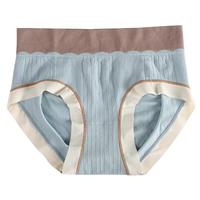 Vente chaude personnalisée en usine : Legging d'hiver tricoté sans couture, thermique et respirant, à taille haute contrastante, effet ventre plat et rehausseur de fesses