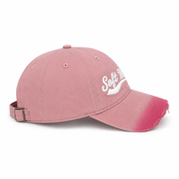 Casquette vintage rose pour femme, nouveau style, modèle bec de canard élargi et profond, pour grande circonférence de tête, convient aux hommes