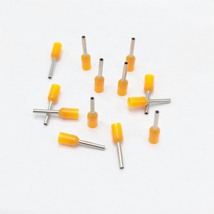 Connecteur de ferrule de borne de tube de style européen <span class=keywords><strong>bornes</strong></span> hautes de fil de presse à froid pré-isolées gainées de nylon étamé de cuivre - Product Image 1
