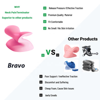 Oreiller de traction cervicale Bravo New Orthopedic pour soulager la douleur du cou