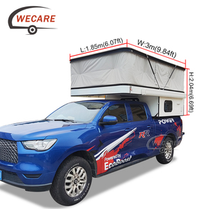 WECARE Off Grid 4x4 Pop-up Truck Camper Slide-in RV Caravan avec panneau solaire et réservoir d'eau pour camping-car pick-up - Product Image 3