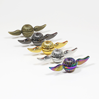 Gyroscope à doigts Snitch en métal avec ailes de Cupidon et d'ange, Fidget Spinner pour garçons et filles, vente en gros
