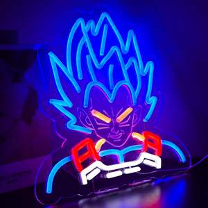 Enseigne d'Anime Enseigne Néon LED Personnalisée Dessin Animé Mignon Impression UV 3D Décoration de Fête Néon Anime Lumières Néon - Product Image 2