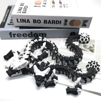 Nouveauté transfrontalière : Ornements de dragon marteau en plastique imprimés en 3D, combinaison multicolore, cadeau d'anniversaire original et cool