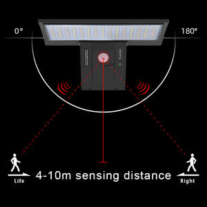 Đèn tường năng lượng mặt trời LED cảm ứng thông minh IP65 Cảm biến chuyển động chống nước Pin Li-ion Đèn sân vườn ngoài trời Không dùng điện - Product Image 4